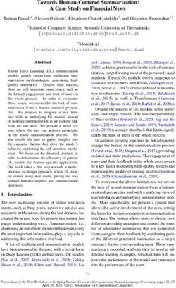 Towards Human-Centered Summarization: A Case Study on Financial News