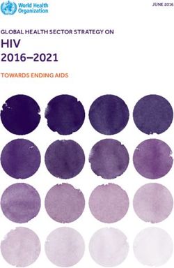HIV 2016-2021 GLOBAL HEALTH SECTOR STRATEGY ON TOWARDS ENDING AIDS - JUNE 2016 - World Health Organization