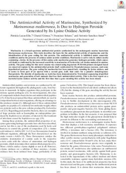 The Antimicrobial Activity of Marinocine, Synthesized by