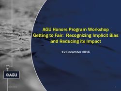 AGU Honors Program Workshop Getting to Fair: Recognizing Implicit Bias and Reducing its Impact - 12 December 2016