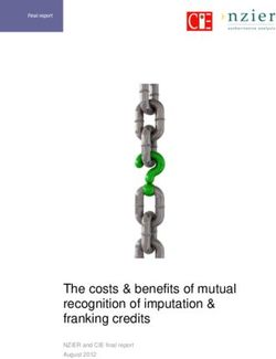 The costs & benefits of mutual recognition of imputation & franking credits - BusinessNZ