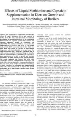 Effects of Liquid Methionine and Capsaicin Supplementation in Diets on Growth and Intestinal Morphology of Broilers