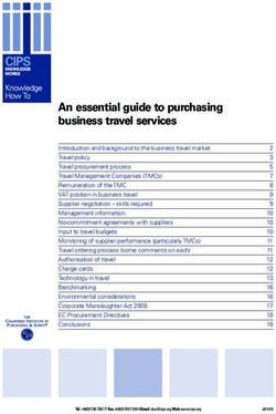 An essential guide to purchasing business travel services - CIPS