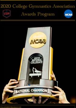2020 College Gymnastics Association Awards Program - College Gymnastics ...