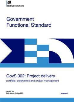 Government Functional Standard - GovS 002: Project delivery portfolio, programme and project management - GOV.UK