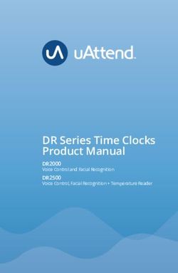 DR Series Time Clocks Product Manual - DR2000 Voice Control and Facial Recognition - uAttend