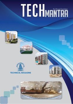TECHNICAL MAGAZINE - For Private Circulation
