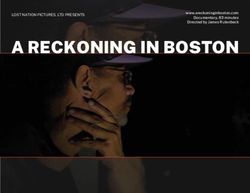 A RECKONING IN BOSTON - LOST NATION PICTURES, LTD PRESENTS www.areckoninginboston.com Documentary, 83 minutes Directed by James Rutenbeck - Urban ...