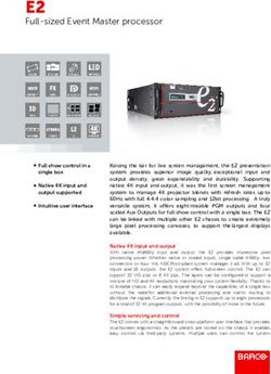 E2 Full-sized Event Master processor - Barco