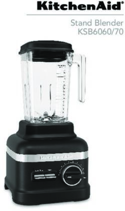 STAND BLENDER KSB6060/70 - KITCHENAID