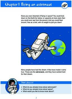 Chapter1 Being an astronaut - STEM Learning