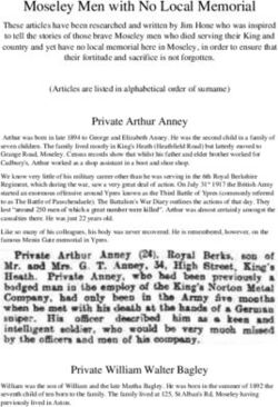 Moseley Men with No Local Memorial