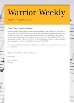 Warrior Weekly August 17-August 21, 2020 - Spring ISD