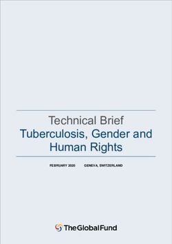 Technical Brief Tuberculosis, Gender and Human Rights - The ...