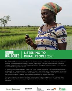 LISTENING TO RURAL PEOPLE 2021 - International Fund for ...