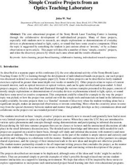 Simple Creative Projects from an Optics Teaching Laboratory