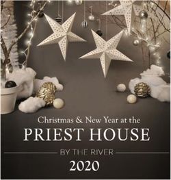 2020 Christmas & New Year at the - Legacy Hotels