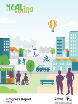 Progress Report - HEALing Matters