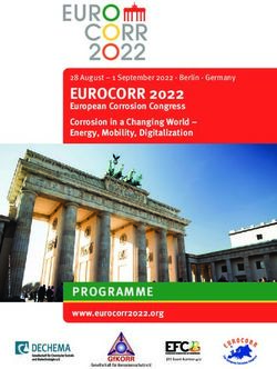 EUROCORR 2022 European Corrosion Congress Corrosion in a Changing World ...