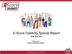 E-Score Celebrity Special Report - Year End 2011 E-Score Celebrity Clients - E-Poll Market Research