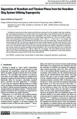 Separation of Vanadium and Titanium Phase from the Vanadium Slag System Utilizing Supergravity - J-Stage