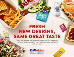 FRESH NEW DESIGNS, SAME GREAT TASTE - Check out our new and improved portion control packaging - the same taste and quality that consumers love ...