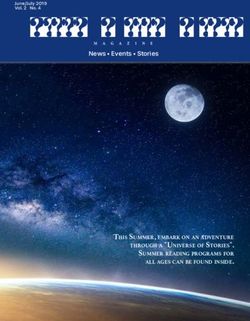 Vol. 2 No. 4 Largo Public Library - This summer, embark on an advenTure Through a "universe of sTories ". summer reading programs for all ages can ...
