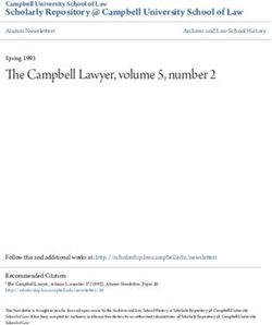 The Campbell Lawyer, volume 5, number 2 - Scholarly Repository @ Campbell University School of Law