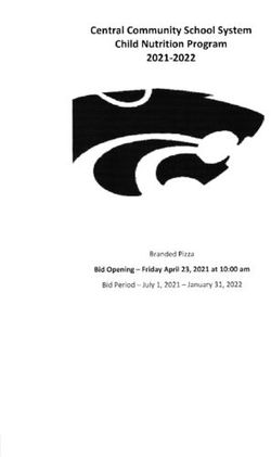 Child Nutrition Program - Central Community School System 202L-2022 - Bid Opening - Friday April 23,2021at 10:00 am