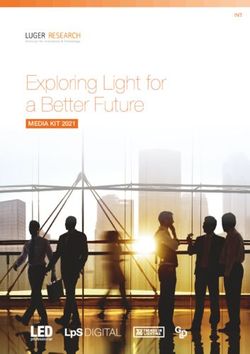 Exploring Light for a Better Future - MEDIA KIT 2021 - INT - LED professional