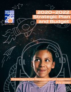 2020-2022 Strategic Plan and Budget - Presented to the Representative Assembly July 2020 - National ...