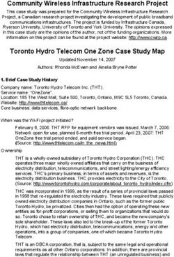 Community Wireless Infrastructure Research Project