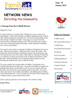 NETWORK NEWS Enriching the Community - Family Enrichment Network