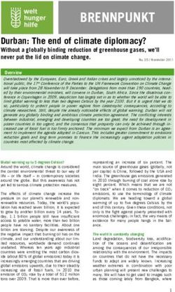 BRENNPUNKT - Welthungerhilfe