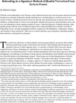 Beheading As a Signature Method of Jihadist Terrorism From Syria to France