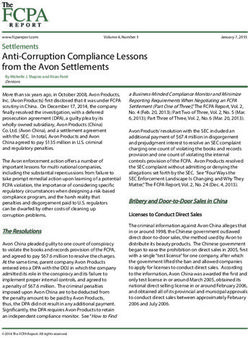 Anti-Corruption Compliance Lessons from the Avon Settlements
