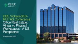 DBS Vickers-SGX-REITAS Conference: Office Real Estate: Virtual vs Physical Workspaces - A US Perspective - 4 September 2020 - Prime US REIT