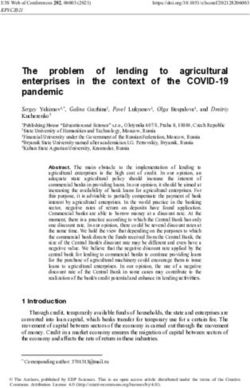 The problem of to agricultural - E3S Web of Conferences