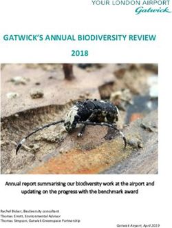 GATWICK'S ANNUAL BIODIVERSITY REVIEW 2018 - Gatwick Airport