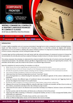 WRITING COMMERCIAL CONTRACTS & DRAFTING LANGUAGE NUANCES IN CONTRACT CLAUSES