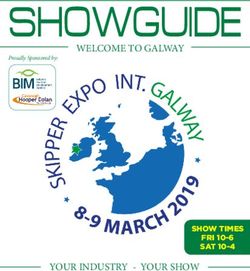 SHOWGUIDE WELCOME TO GALWAY - YOUR INDUSTRY - YOUR SHOW SHOW TIMES FRI 10-6 SAT 10-4 - Mara Media