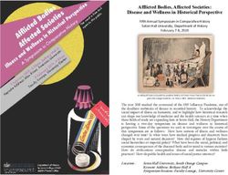 Afflicted Bodies, Affected Societies: Disease and Wellness in Historical Perspective