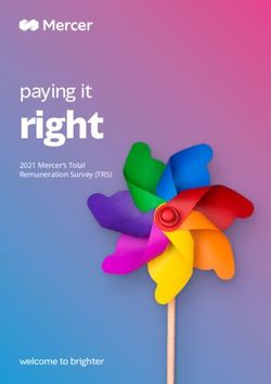 Right paying it 2021 Mercer's Total Remuneration Survey (TRS) - iMercer.com
