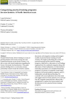 Categorizing practical training programs for new farmers: A North American scan - Journal of ...
