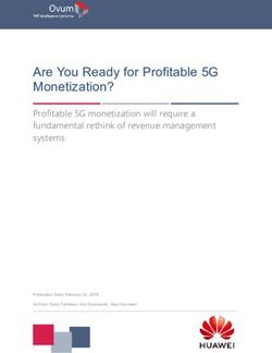 Are You Ready for Profitable 5G Monetization? - Profitable 5G monetization will require a fundamental rethink of revenue management systems ...