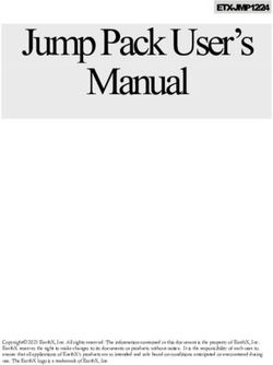 Jump Pack User's Manual - EarthX Batteries