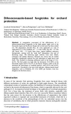 Difenoconazole-based fungicides for orchard protection