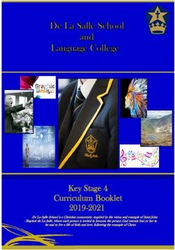 Key Stage 4 Curriculum Booklet 2019-2021 - De La Salle School and ...