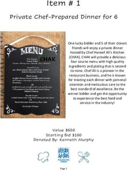 Item # 1 Private Chef-Prepared Dinner for 6 - After School All Stars