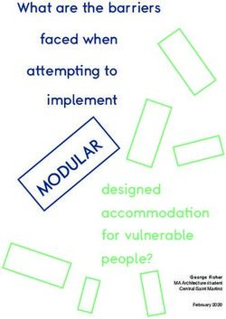 M - What are the barriers faced when attempting to implement designed accommodation for vulnerable people? - Commonweal Housing